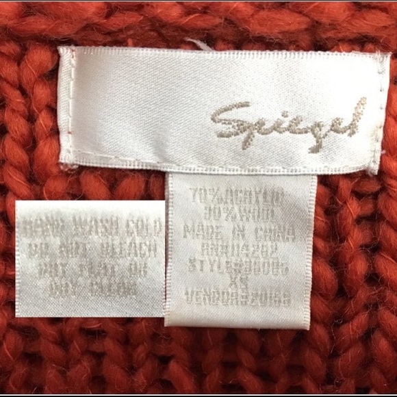 Anthropololgie Spiegel Red Knit Sweater - Picture 10 of 10